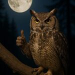 もしもフクロウが「夜を見つめる理由」を語ったら|静けさの知恵 image